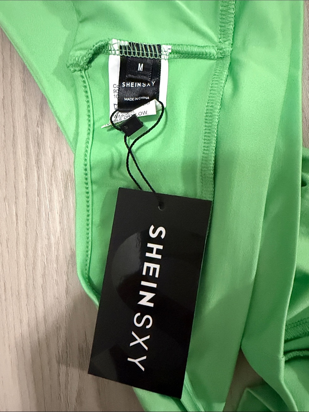 Neon Green Halter Crop Top - Picture 3 of 3